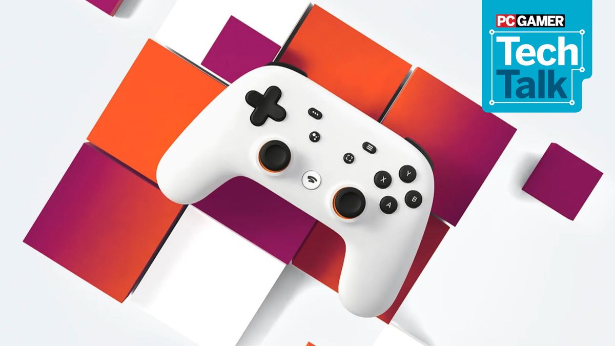 Google Stadia with Tech Talk logo