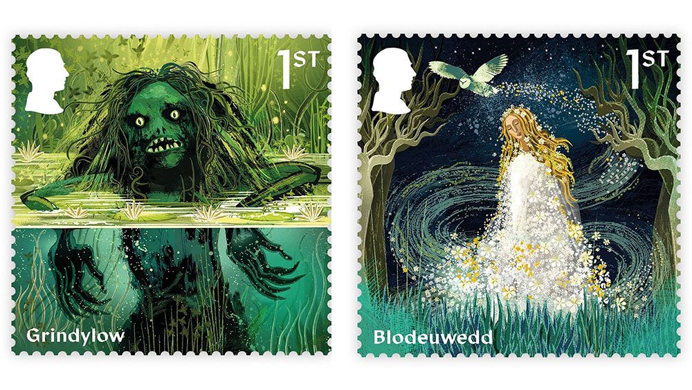 Royal Mail Myths and Legends stamp collection