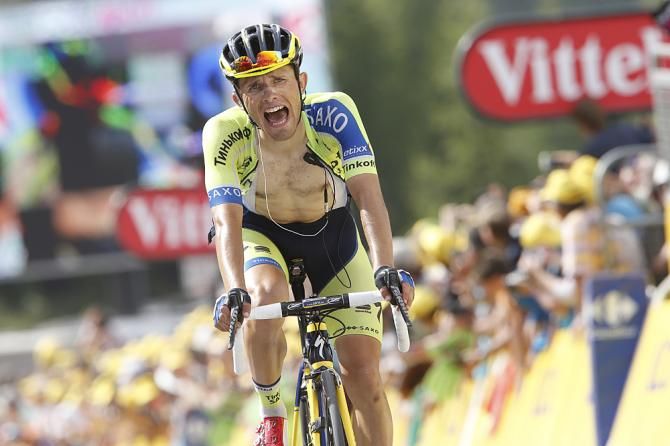 Rafal Majka (Tinkoff-Saxo) gave it his all to claim his first pro win in Risoul