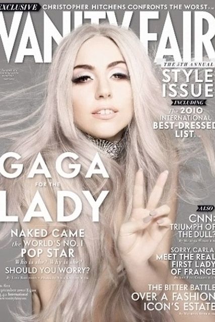 Lady Gaga for Vanity Fair - FIRST LOOK! Lady Gaga&#039;s sizzling Vanity Fair cover - Celebrity News - Marie Claire