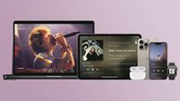 Apple Memorial Day sale — Apple ecosystem against purple gradient background