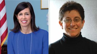 Jessica Rosenworcel (left) and Gigi Sohn