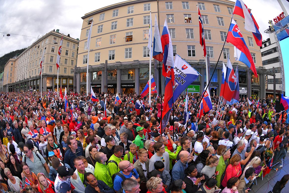 The fans in Norway