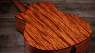 A detail photo of a Taylor Legacy 514CD Grand Auditorium acoustic guitar