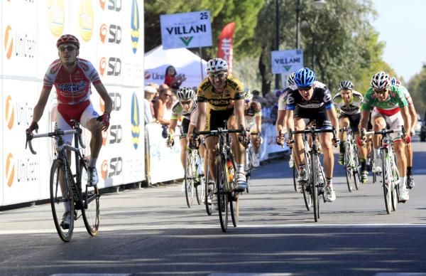 Fabio Taborre begins to celebrate