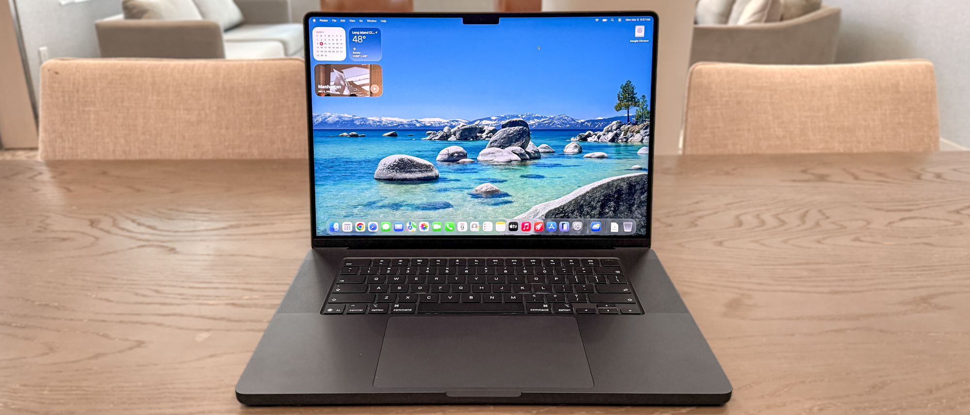 MacBook Pro 16-inch M5 Pro on a desk