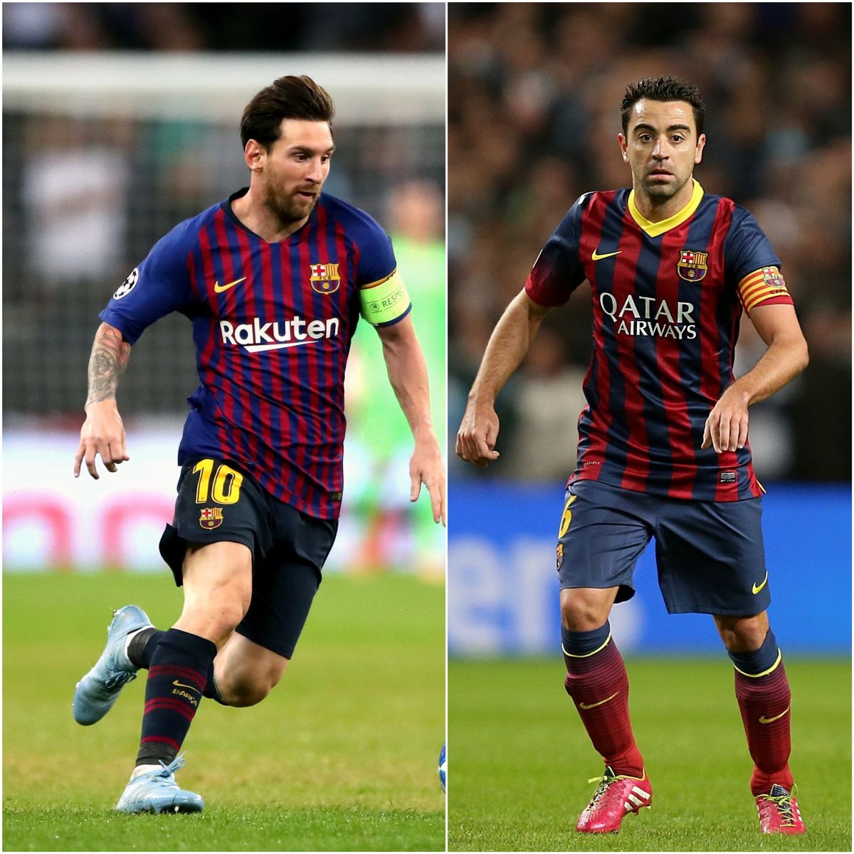 Messi Xavi