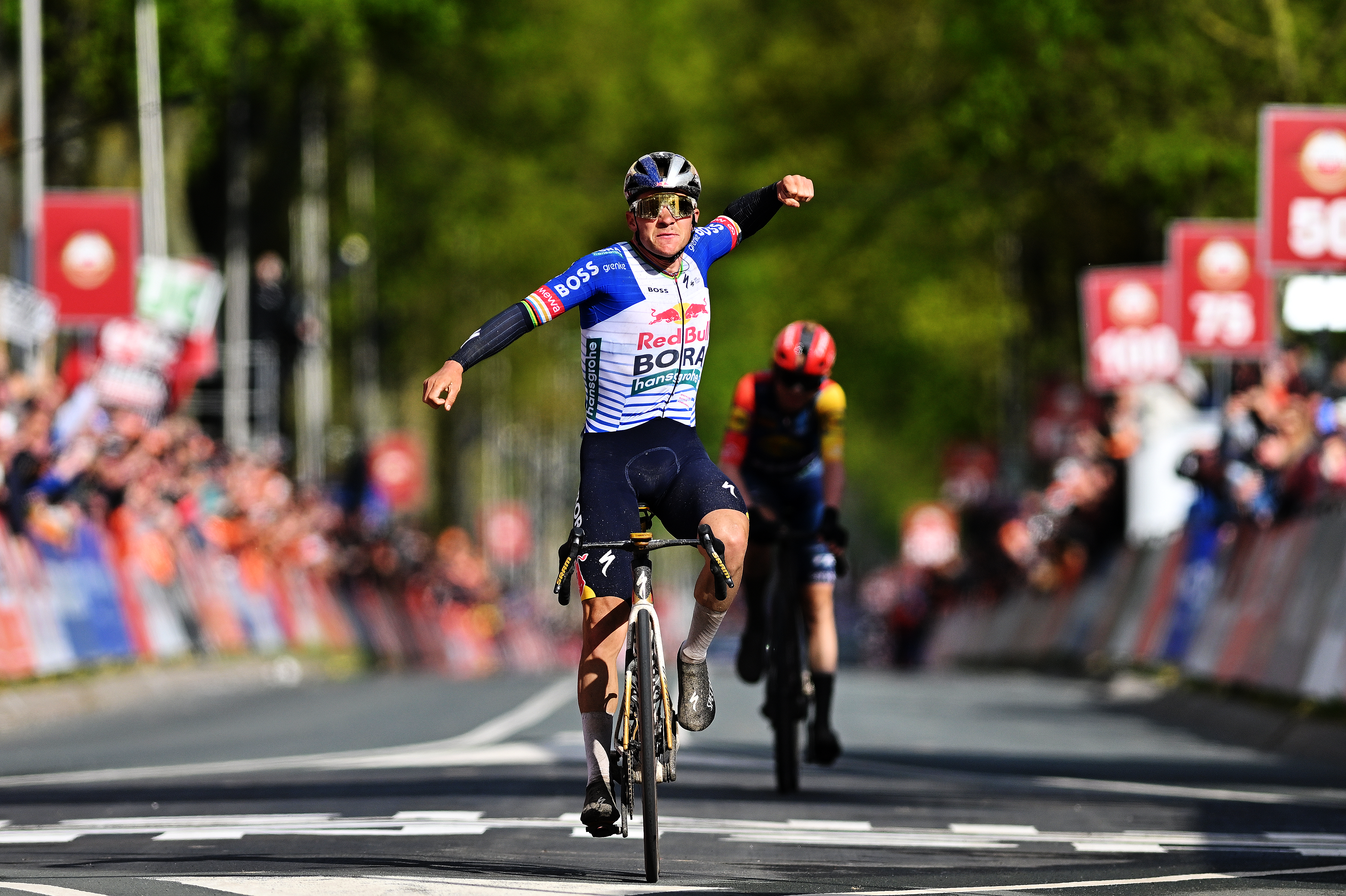 Remco Evenepoel storms to Amstel Gold Race win 2026