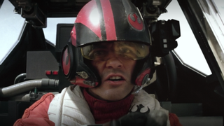 Oscar Isaac as Poe Dameron in The Force Awakens