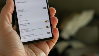 Turning on Smooth Display (90Hz) on a Google Pixel 7a