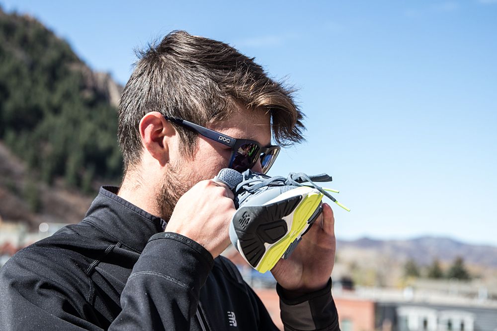 Alex Howes takes in the new shoe experience