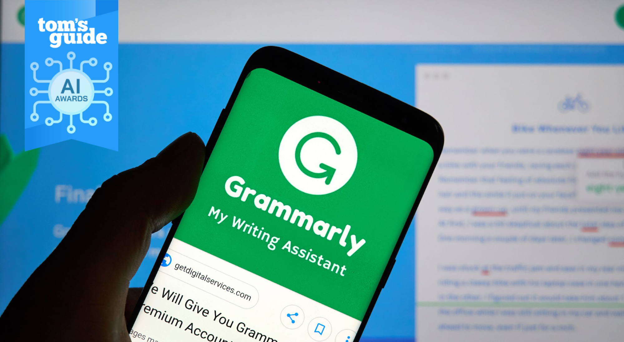 Grammarly AI award