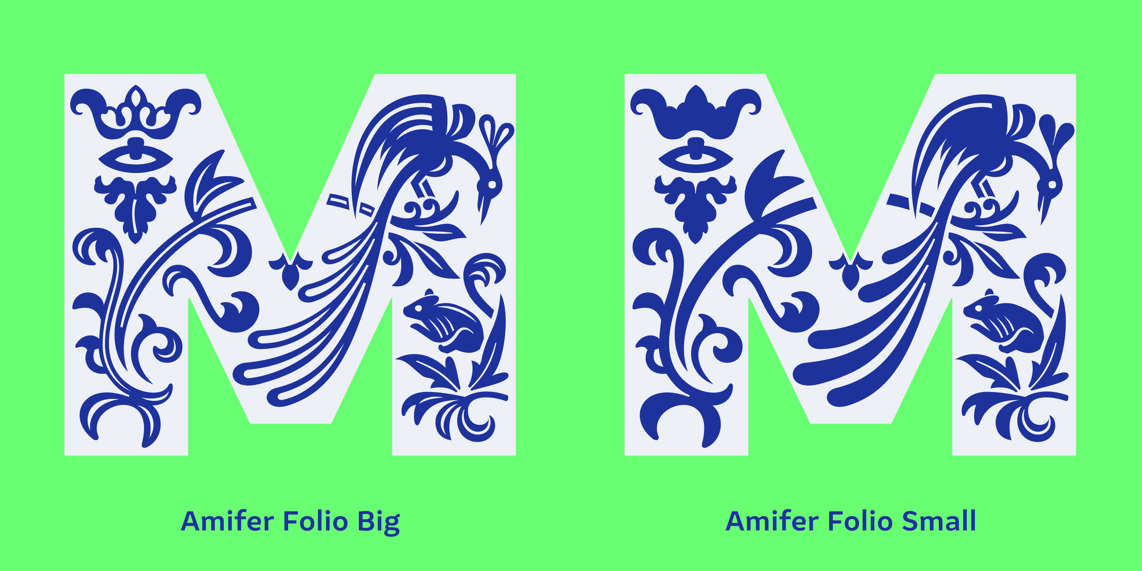 Shakespeare's Globe Amifer Folio typeface