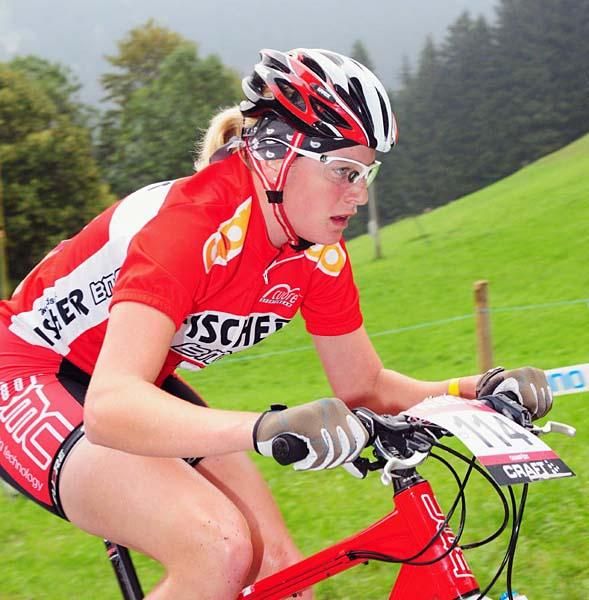Vania Schumacher (Switzerland) on her way to second place.
