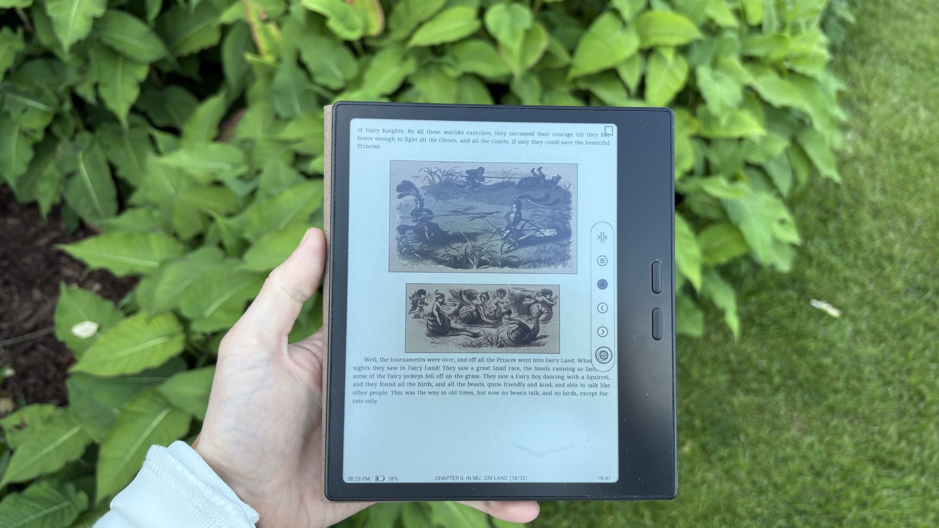BOOX Go Colour Gen 2 eReader showing the colour screen