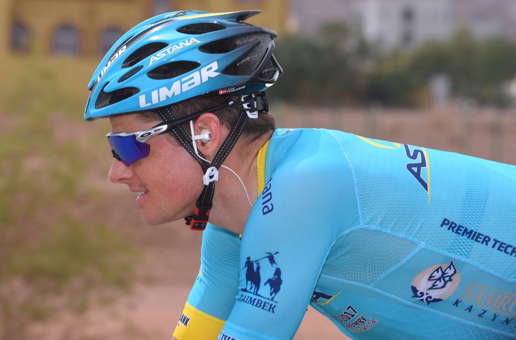 Jakob Fuglsang (Astana) at the Tour of Oman