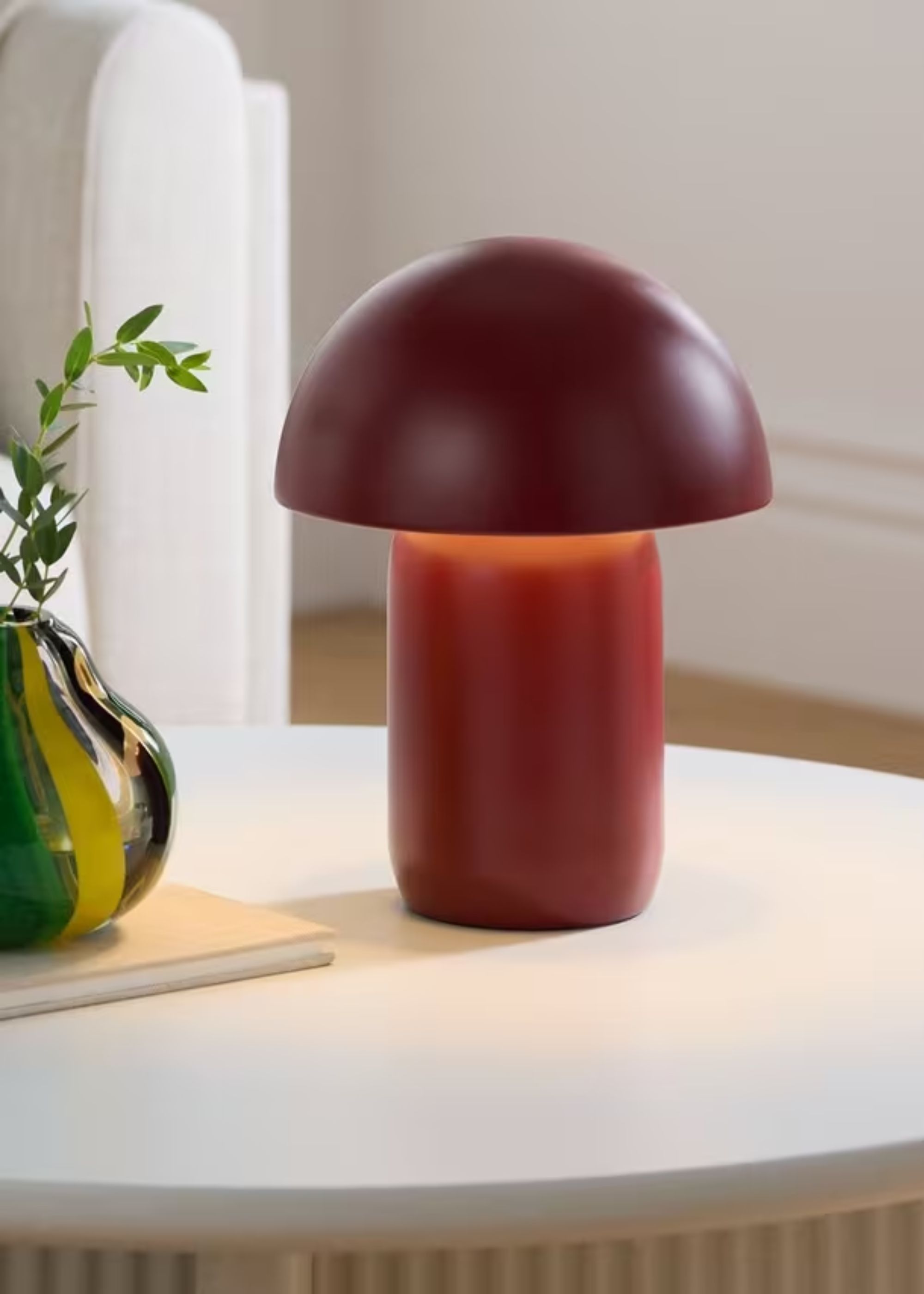 John Lewis, John Lewis Mushroom Rechargeable Dimmable Table Lamp