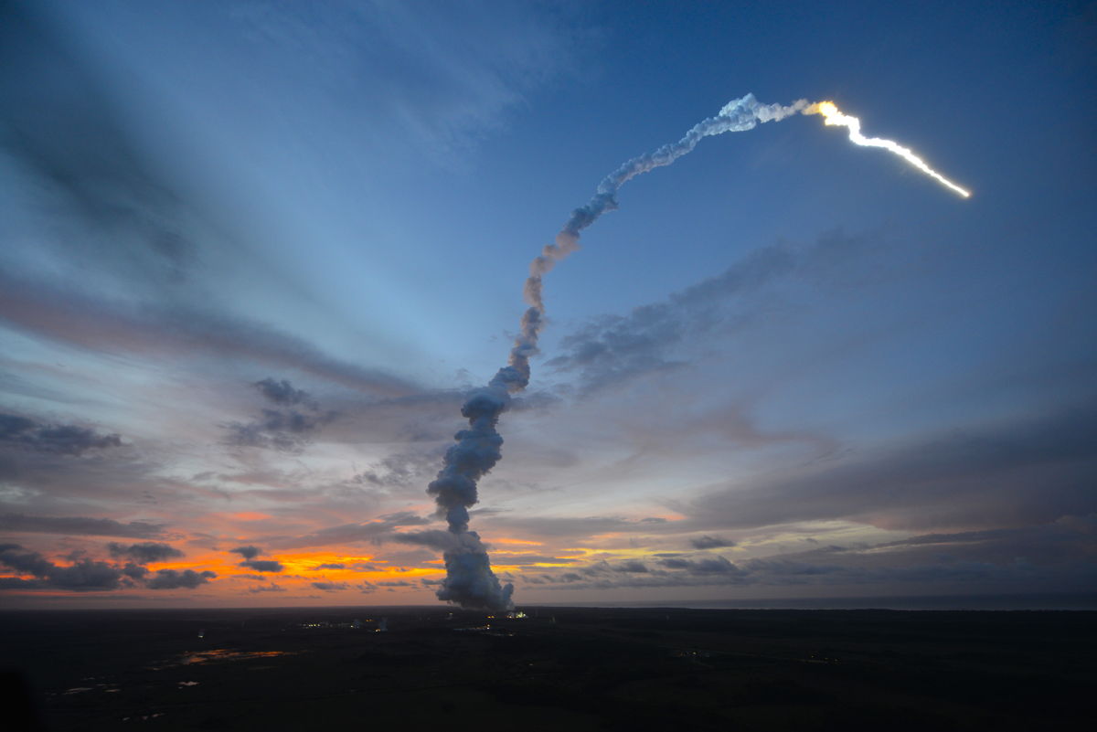 Liftoff of Ariane 5 VA213 with ATV-4