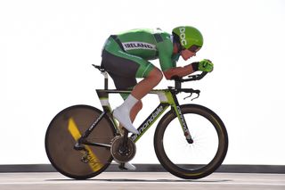 Ryan Mullen (Ireland) riding into fifth place in the Worlds TT