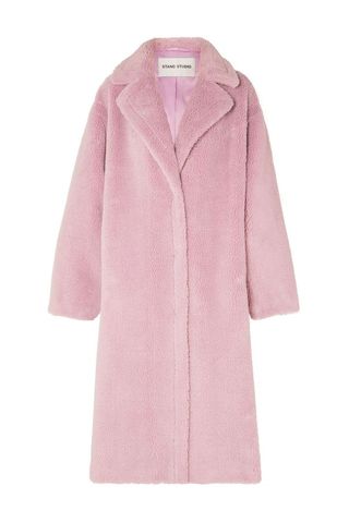 Maria Cocoon Oversized Faux Shearling Coat