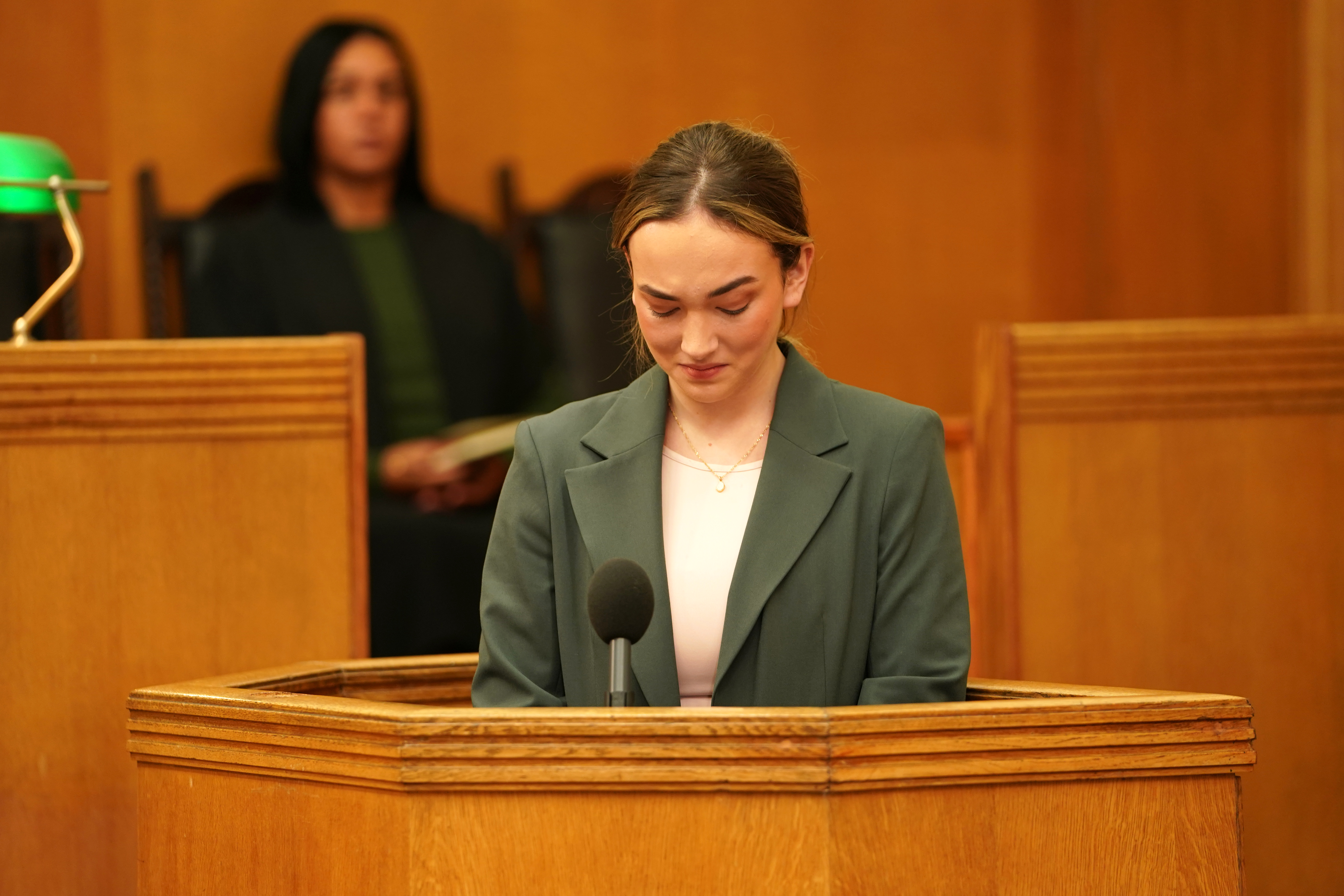 Frankie Osborne in court.