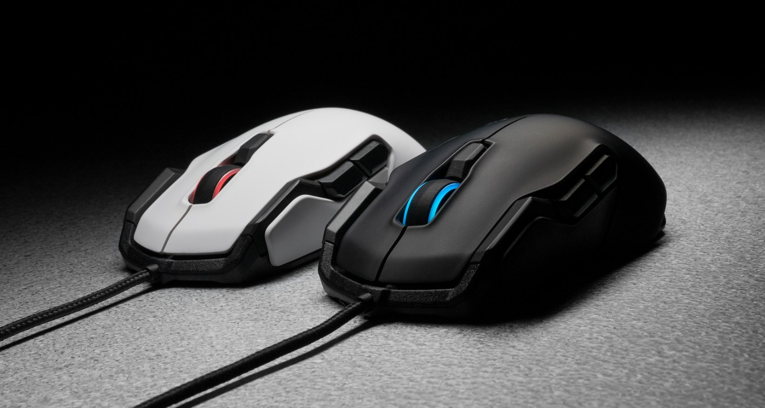 roccat kova aimo ambidextrous rgb gaming maus