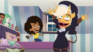 Missy and Mona celebrate in Big Mouth.