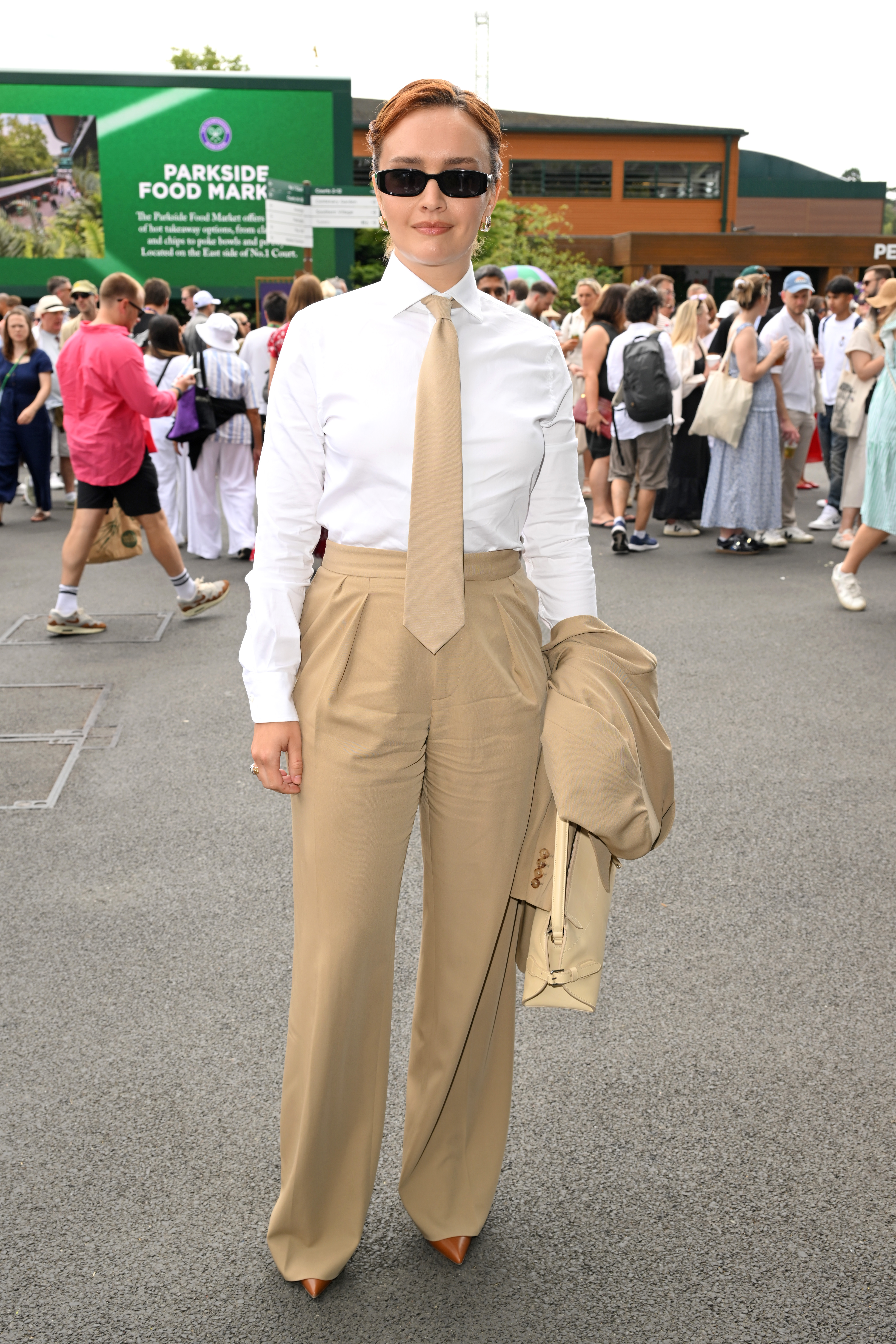 Olivia Cooke wears Ralph Lauren to Wimbledon 2025