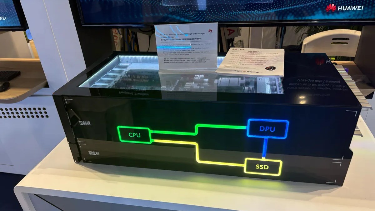 Huawei CPU-DPU-SSD collaboration