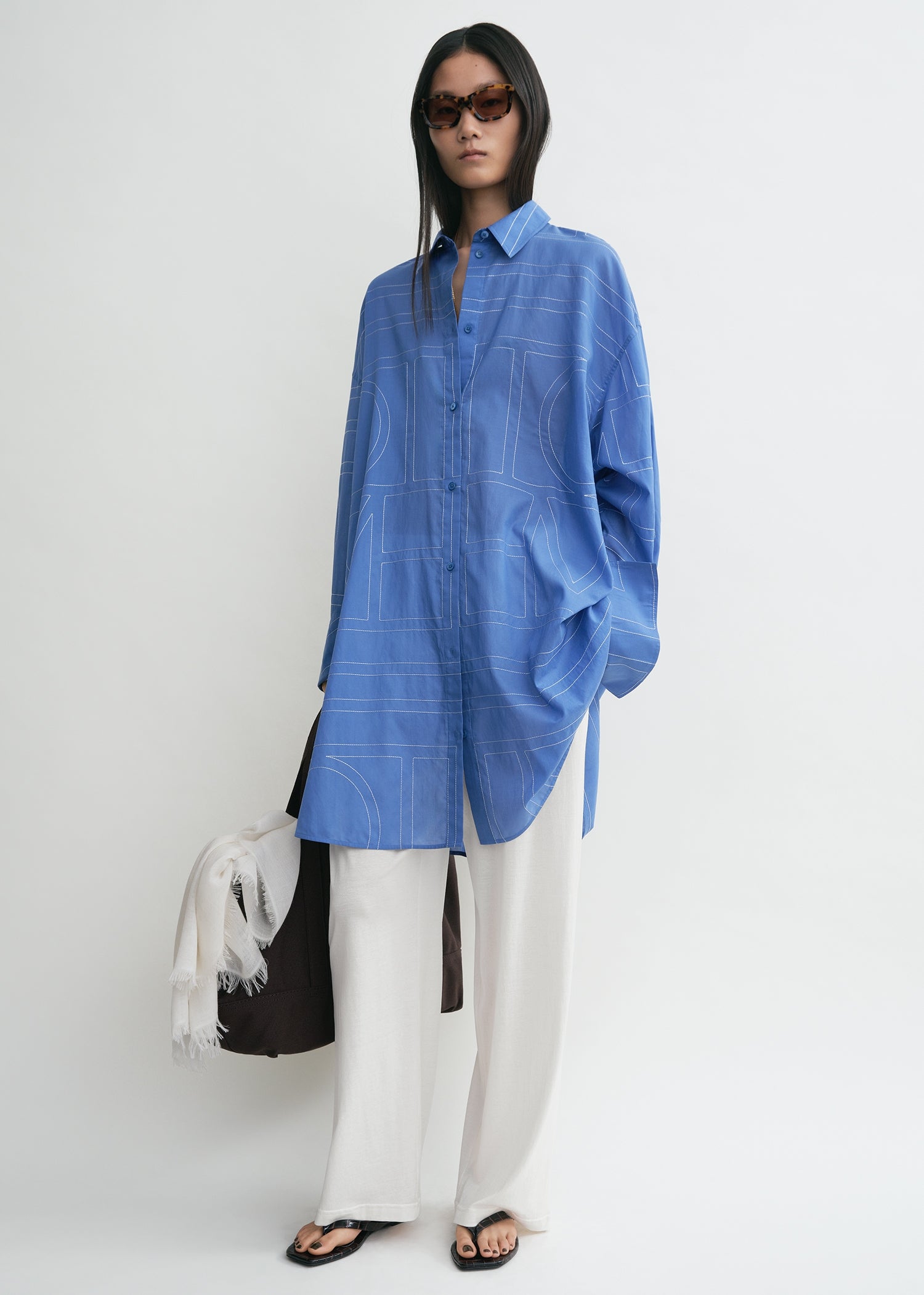 Long Summer Shirt Cobalt - 30
