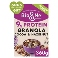 Bio&amp;Me Cocoa &amp; Hazelnut Protein Gut-Loving Granola - £3.95 | Holland &amp; Barrett