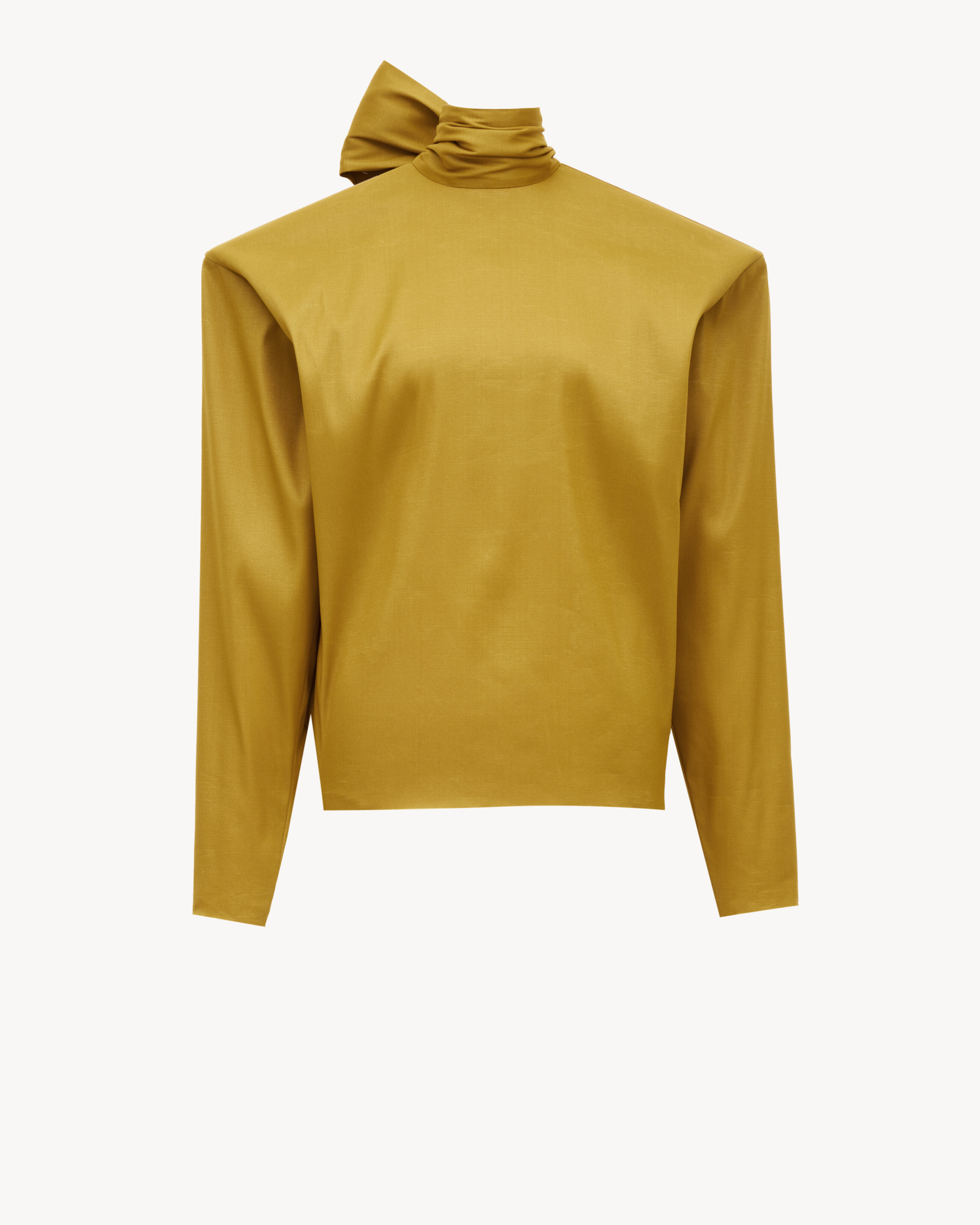 Boxy Lavalli&amp;egrave;re Top in Organza