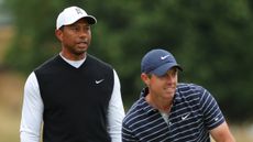 Tiger Woods and Rory McIlroy at The Open