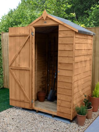 B&Q Forest Garden Apex Overlap Timber Shed