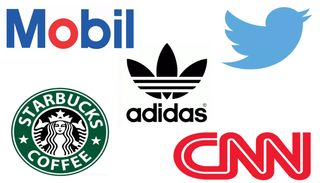 Types of logo Mobil/Twitter/Starbucks/Adidas/CNN