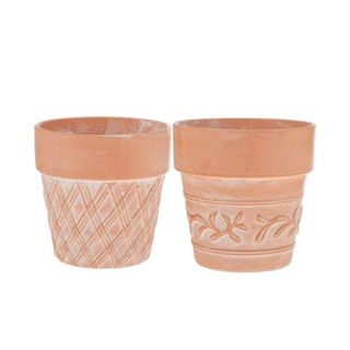 Walmart terracotta pot, set of 2