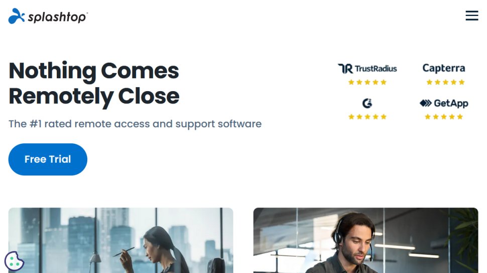 Splashtop website screenshot (June 2025).