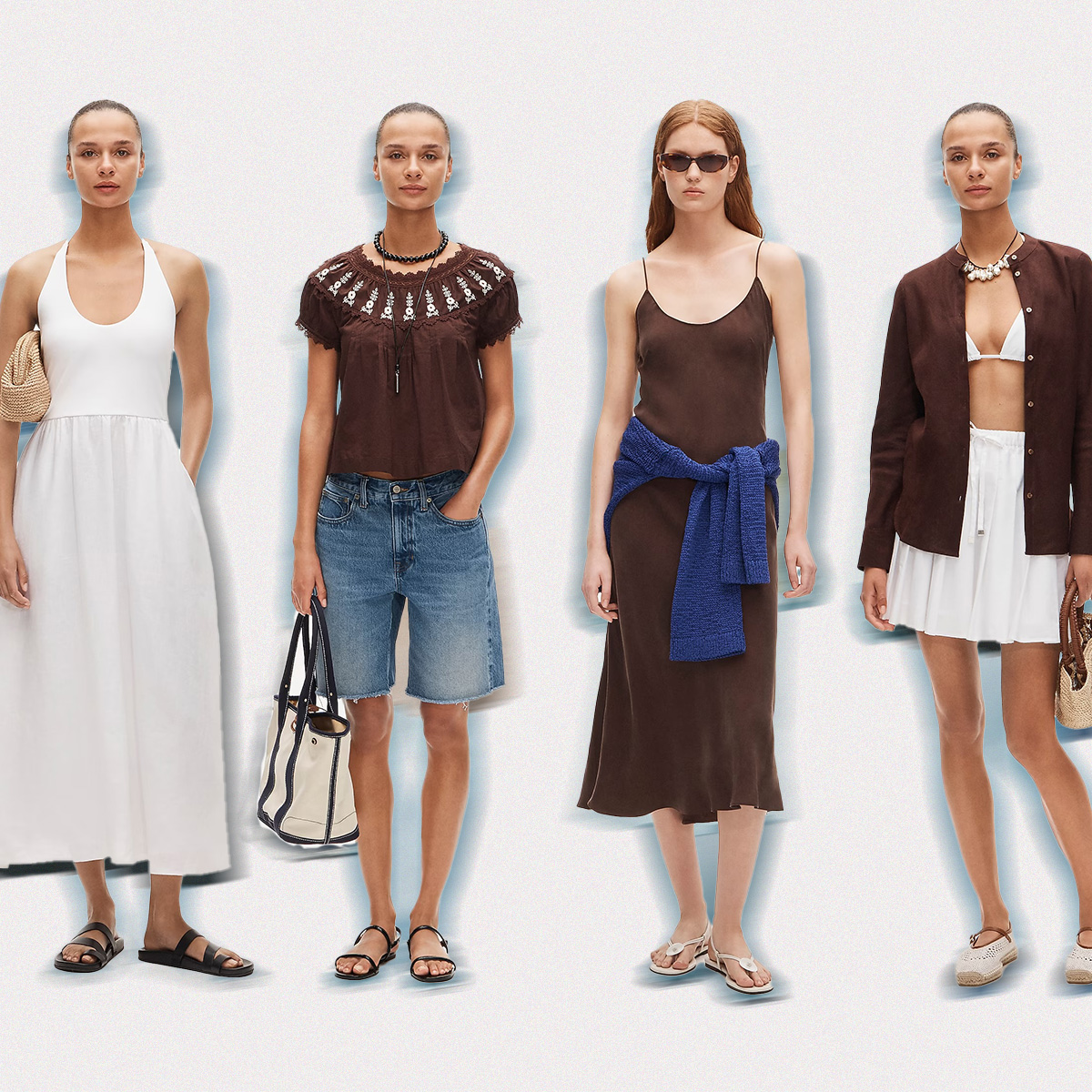 Collage of J.Crew Summer Collection