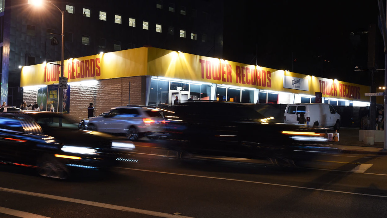 Tower Records on Sunset Strip