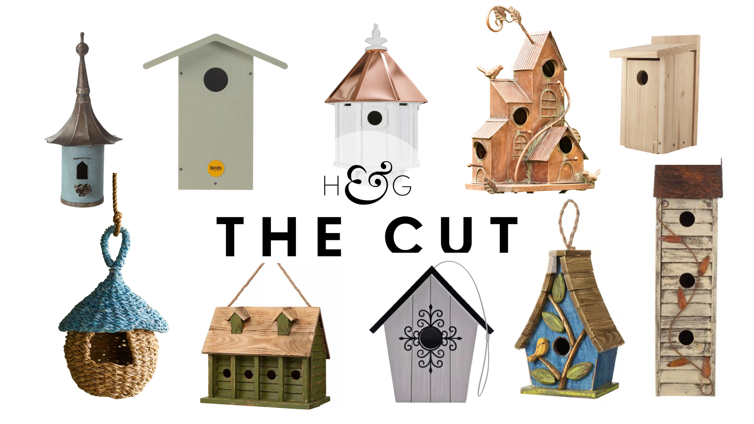 the cut beautiful bird houses
