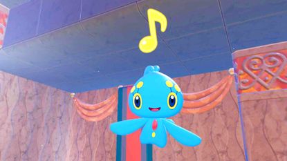 Manaphy smiles in Pokemon Pokopia.