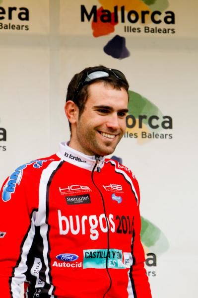 Luis Mas (Burgos Monumental) on the podium.