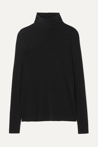 Aurora Modal-Blend Jersey Turtleneck Top