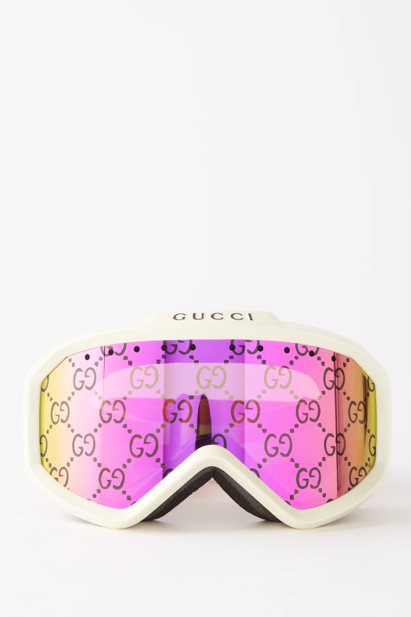 Logo-Print Ski Goggles