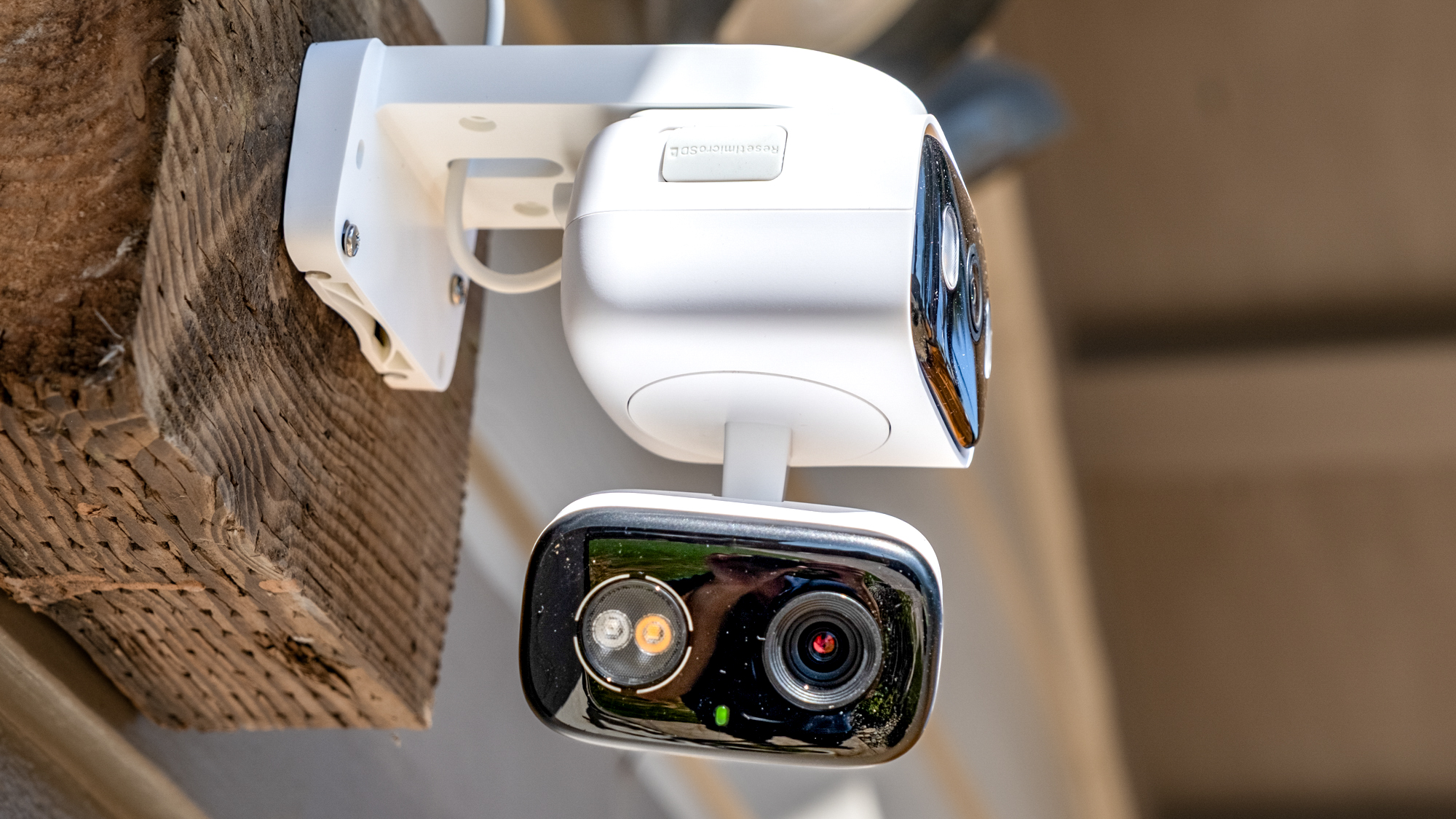 TP-Link Tapo C246D HybridCam Duo mounted on a wall