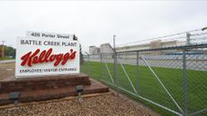 The Kellogg&rsquo;s manufacturing plant in Battle Creek, Michigan. 