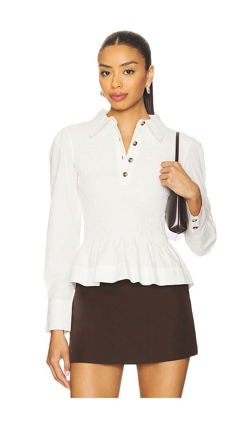 Hazel Shirred Shirt