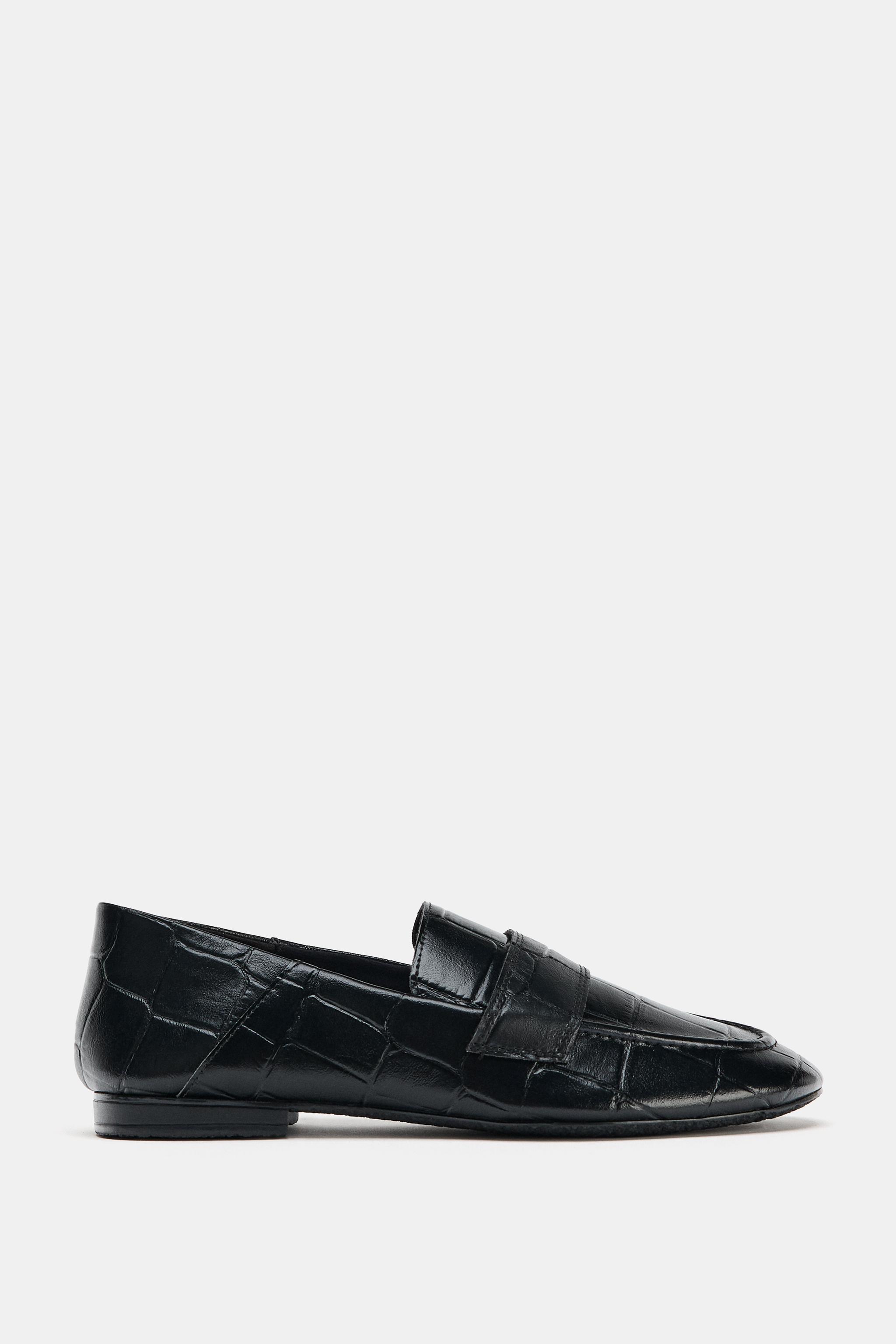 Embossed Loafers