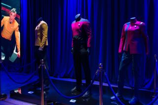 Star Trek Uniform Display at Paramount Upfront 2023