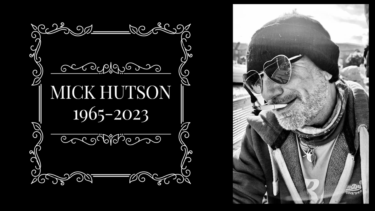 Music photographer Mick Hutson 